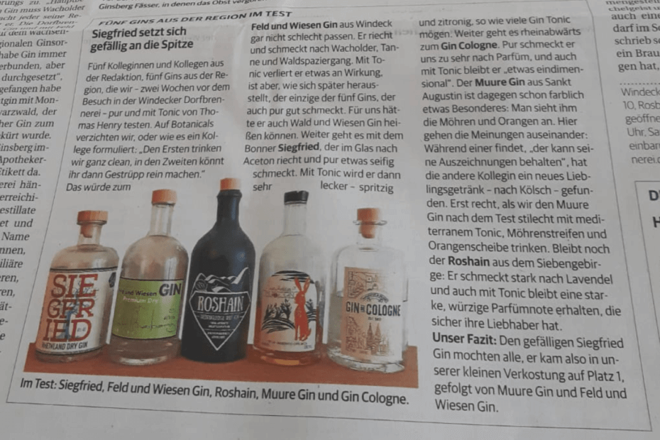 Murre Gin beim General-Anzeiger im Test